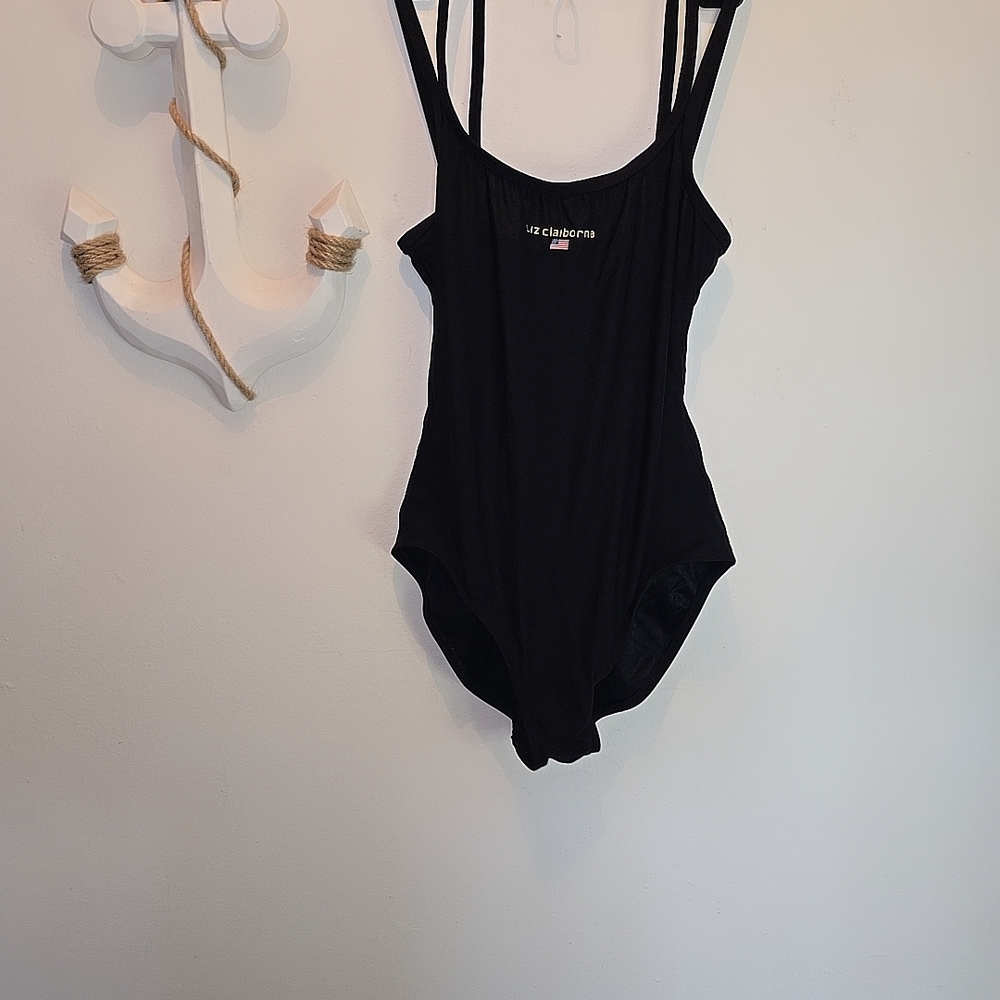 Black One-Piece Swimsuit by Liz Claiborne